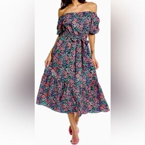 lilly pulitzer caridee maxi dress Lilly Pulitzer Womens Caridee Maxi Dress (Resort White) (Size L)
